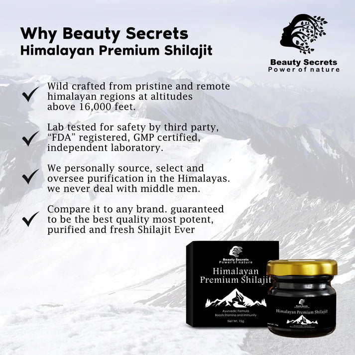 🌿 Pure Strength, Pure Nature – Authentic Himalayan Shilajit Resin