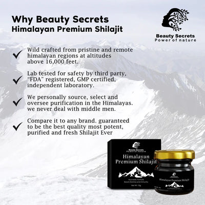 🌿 Pure Strength, Pure Nature – Authentic Himalayan Shilajit Resin