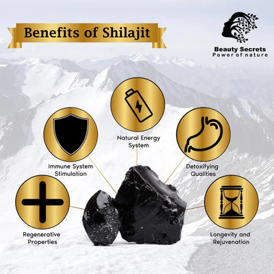 🌿 Pure Strength, Pure Nature – Authentic Himalayan Shilajit Resin